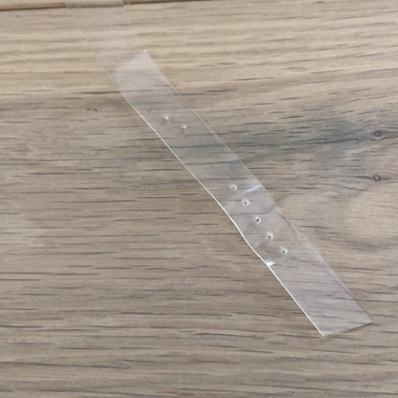 Like New! Clear Sandals, size 8.5 - Picture 4 of 4